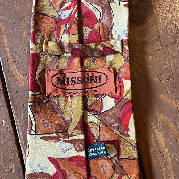 Missoni Cravatte Silk Tie - Picture 4 of 8